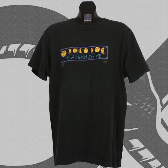 Vintage James Taylor T-Shirt 1990s New Moon Shine Tour Men's XL Black - Picture 1 of 5